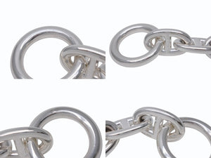 新品同様 HERMES エルメス シェーヌダンクルTGMブレスレット 11コマ 25AG006370 シルバー925 105.4g 中古 4b003759