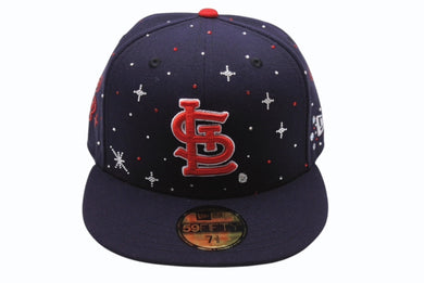 新品未使用 Couture クチュール UNIVERSEⅡ St.Louis Cardinals ジュエルキャップ 1ct ラボグロウンダイヤモンド スワロフスキー ネイビー 中古 4b003765
