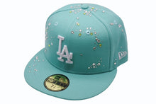 画像をギャラリービューアに読み込む, 新品未使用 Couture クチュール SUMMER DROP 1 FANCY Los Angeles Dodgers ジュエルキャップ スワロフスキー ミント サイズ7 3/8 中古 4b003766