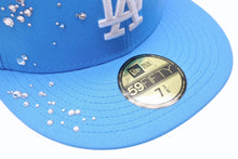 Load image into Gallery viewer, 新品未使用 Couture クチュール SUMMER DROP 1 FANCY Los Angeles Dodgers ジュエルキャップ スワロフスキー アクア サイズ7 3/8 中古 4b003767