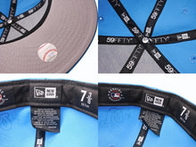 Load image into Gallery viewer, 新品未使用 Couture クチュール SUMMER DROP 1 FANCY Los Angeles Dodgers ジュエルキャップ スワロフスキー アクア サイズ7 3/8 中古 4b003767