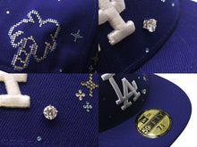 Load image into Gallery viewer, 新品未使用 Couture クチュール Icon Ⅱ Los Angeles Dodgers ジュエルキャップ 1ct ラボグロウンダイヤモンド スワロフスキー ブルー 中古 4b003773