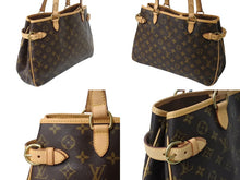 Load image into Gallery viewer, LOUIS VUITTON ルイヴィトン バティニョール オリゾンタル トートバッグ M51154 モノグラム PVC レザー ブラウン 美品 中古 4b003779