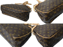 Load image into Gallery viewer, LOUIS VUITTON ルイヴィトン バティニョール オリゾンタル トートバッグ M51154 モノグラム PVC レザー ブラウン 美品 中古 4b003779