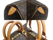 Load image into Gallery viewer, LOUIS VUITTON ルイヴィトン キーポル55 ボストンバッグ M41424 モノグラム PVC レザー ブラウン 美品 中古 4b003781