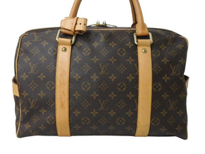 LOUIS VUITTON ルイヴィトン ハンドバッグ キャリーオール モノグラム M40074 ブラウン 美品 中古 4b003782
