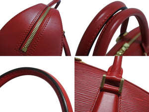 極美品 LOUIS VUITTON ルイヴィトン ジャスミン M52087 ハンドバッグ レッド ゴールド金具 エピレザー 中古 4b003787