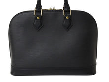 Load image into Gallery viewer, LOUIS VUITTON ルイヴィトン アルマPM ハンドバッグ M52142 エピ レザー ブラック ゴールド金具 美品 中古 4b003788