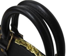 LOUIS VUITTON ルイヴィトン アルマPM ハンドバッグ M52142 エピ レザー ブラック ゴールド金具 美品 中古 4b003788