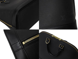 LOUIS VUITTON ルイヴィトン アルマPM ハンドバッグ M52142 エピ レザー ブラック ゴールド金具 美品 中古 4b003788