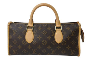 LOUIS VUITTON ルイヴィトン モノグラム ポパンクール ハンドバッグ M40009 ロゴ モノグラムキャンバス ブラウン美品 中古4b003789