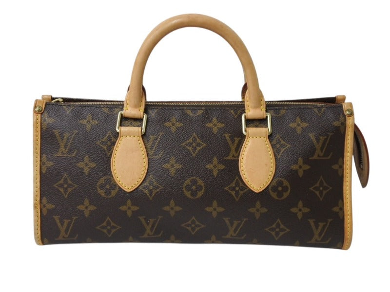LOUIS VUITTON ルイヴィトン モノグラム ポパンクール ハンドバッグ M40009 ロゴ モノグラムキャンバス ブラウン美品 中古4b003789