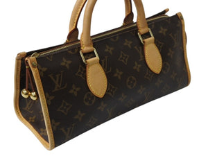 LOUIS VUITTON ルイヴィトン モノグラム ポパンクール ハンドバッグ M40009 ロゴ モノグラムキャンバス ブラウン美品 中古4b003789