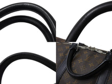 Load image into Gallery viewer, 極美品 LOUIS VUITTON ルイヴィトン キーポルバンドリエール55 ボストンバッグ M56714 モノグラムマカサー ブラック 中古 4b003790
