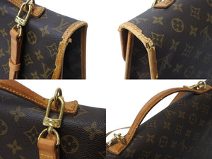 LOUIS VUITTON ルイヴィトン ビバリー ハンドバッグ M51121 ビジネスバッグ 2WAY PVC ヌメ革 ブラウン 美品 中古 4b003795