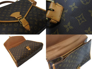 LOUIS VUITTON ルイヴィトン ビバリー ハンドバッグ M51121 ビジネスバッグ 2WAY PVC ヌメ革 ブラウン 美品 中古 4b003795