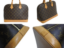 Load image into Gallery viewer, LOUIS VUITTON ルイ ヴィトン アルマPM ハンドバッグ M51130 モノグラム PVC ブラウン ゴールド金具 美品 中古 4b003796