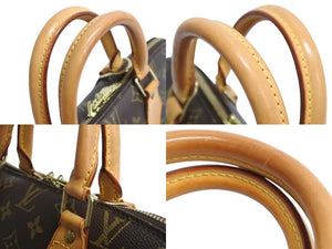 LOUIS VUITTON ルイ ヴィトン アルマPM ハンドバッグ M51130 モノグラム PVC ブラウン ゴールド金具 美品 中古 4b003796