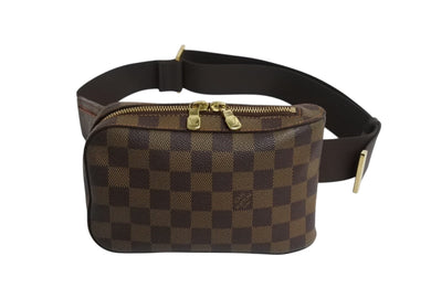 LOUIS VUITTON ルイヴィトン ジェロニモス ウエストバッグ ボディバッグ N51994 ダミエ ブラウン 美品 中古 4b003799