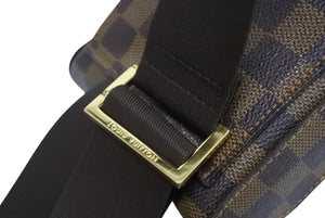 LOUIS VUITTON ルイヴィトン ジェロニモス ウエストバッグ ボディバッグ N51994 ダミエ ブラウン 美品 中古 4b003799