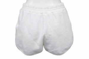 CHROME HEARTS クロムハーツ パテントレザークロスパッチ Y NOT スウェットパンツ RN#97729 コットン ホワイト サイズXS 美品 中古 4b003823 