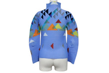 Load image into Gallery viewer, me ISSEY MIYAKE ミー イッセイミヤケ ハイネック プリーツ カットソー ブルー Mi61FJ401 ポリエステル サイズF 美品 中古 4b003825