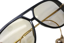 Load image into Gallery viewer, BOTTEGAVENETA ボッテガヴェネタ ドロップ パイロット サングラス BV1273S サイズ63□12-180 XL ブラック イエロー 美品 中古 4b003844