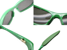 Load image into Gallery viewer, 極美品 BOTTEGAVENETA ボッテガヴェネタ グリーンコーン ラップアラウンドサングラス BV1184S サイズ58□19-125 L パラキート 中古 4b003845
