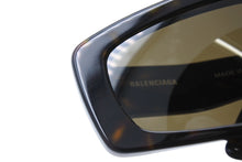 Load image into Gallery viewer, BALENCIAGA バレンシアガ レクタングル サングラス BB0286S サイズ69□18-140 XL べっ甲カラー ブラウン 美品 中古 4b003847