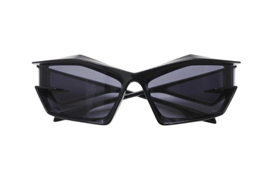 Givenchy ジバンシー GIV CUT シールドサングラス アイウェア GV40049U サイズ69□17 140 ブラック 美品 中古 4b003849
