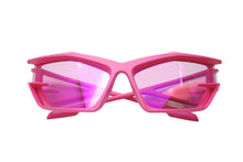 Load image into Gallery viewer, 極美品 Givenchy ジバンシー GIV CUT シールドサングラス アイウェア GV40049I サイズ69□17 140 ピンク クリア 中古 4b003850