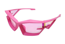 Load image into Gallery viewer, 極美品 Givenchy ジバンシー GIV CUT シールドサングラス アイウェア GV40049I サイズ69□17 140 ピンク クリア 中古 4b003850