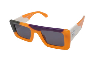 OFF-WHITE オフホワイト Seattle シアトル サングラス アイウェア OERI069 サイズ50□24 145 マルチカラー 美品 中古 4b003853