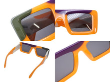 Load image into Gallery viewer, OFF-WHITE オフホワイト Seattle シアトル サングラス アイウェア OERI069 サイズ50□24 145 マルチカラー 美品 中古 4b003853