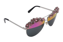 Load image into Gallery viewer, PHILIPP PLEIN フィリッププレイン サングラス サンシャインコレクション WES0021 アセテート モネル ピンク シルバー 美品 中古 4b003854