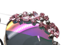 Load image into Gallery viewer, PHILIPP PLEIN フィリッププレイン サングラス サンシャインコレクション WES0021 アセテート モネル ピンク シルバー 美品 中古 4b003854