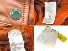 Load image into Gallery viewer, 新品未使用 ZIMMERMANN ジマーマン Illustration Biker Jacket ジャケット 1016JF241 レザー オレンジ サイズ１ ゴールド金具 中古 4b003856
