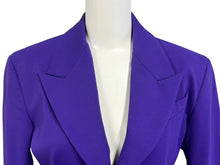 Load image into Gallery viewer, 極美品 The Attico ジ アティコ Button-Down Fitted Jacket スーツジャケット 221WCG23 J017 255 パープル サイズ40 中古 4b003859