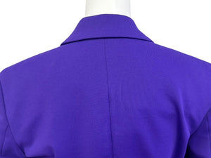 極美品 The Attico ジ アティコ Button-Down Fitted Jacket スーツジャケット 221WCG23 J017 255 パープル サイズ40 中古 4b003859