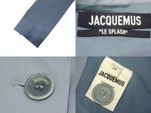 Load image into Gallery viewer, JACQUEMUS ジャックムス テーラードジャケット レディース サイズ38 ライトブルー ルーマニア製 変形シルエット 美品 中古 4b003860