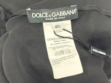 Load image into Gallery viewer, 新品未使用 DOLCE&amp;GABBANA ドルチェ アンド ガッバーナ ブラウス シアー ブラウス ブラック シルク 40 F7AG0TFU1AT 中古 4b003861