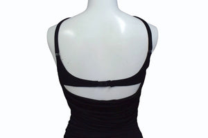 MUGLER ミュグレー ドレス ワンピース 23W1RO15346005 レーヨン サイズ 38 ブラック 黒 美品 中古 4b003865