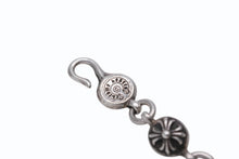 画像をギャラリービューアに読み込む, CHROME HEARTS クロムハーツ クロスボール ブレスレット #2 重量約66.1g 10LINK 全長約25.5cm 1991/.925刻印 シルバー95 美品 中古 4b003868 