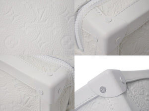 LOUIS VUITTON ルイヴィトン モノグラム トリヨンレザー ソフトトランク ショルダーバッグ ホワイト M53287 ヴァージル初期 美品 中古 4b003869