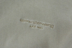 極美品 Alexander McQueen アレキサンダーマックイーン スウェット 短丈 ベージュ コットン 1CC4211507 サイズXS 中古 4b003870