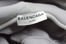 Load image into Gallery viewer, BALENCIAGA バレンシアガ スウェット トレーナー パーカー 短丈 UP57 2016 00564 ポルトガル製 ウール グレー サイズS 美品 中古 4b003871