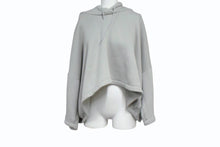 Load image into Gallery viewer, BALENCIAGA バレンシアガ スウェット トレーナー パーカー 短丈 UP57 2016 00564 ポルトガル製 ウール グレー サイズS 美品 中古 4b003871