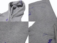 Load image into Gallery viewer, VETEMENTS ヴェトモン SCRIBBLED HOODIE ハンドペイントプリント オーバーサイズ プルオーバーパーカー グレー サイズXS UE54HD480G 美品 中古 4b003872