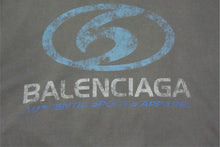Load image into Gallery viewer, BALENCIAGA バレンシアガ Surfer Maxi T-Shirt Dress サーファー マキシ Tシャツ ドレス ワンピース フェードブラック サイズ1 784371 TPVM3 美品 中古 4b003874