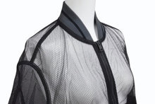 Load image into Gallery viewer, CHRISTIAN DIOR クリスチャンディオール ジャケット ブルゾン 027C16A8649 イタリア製 ポリアミド ブラック サイズ34 美品 中古 4b003876